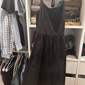 GAP Black Sleeveless Maxi Dress